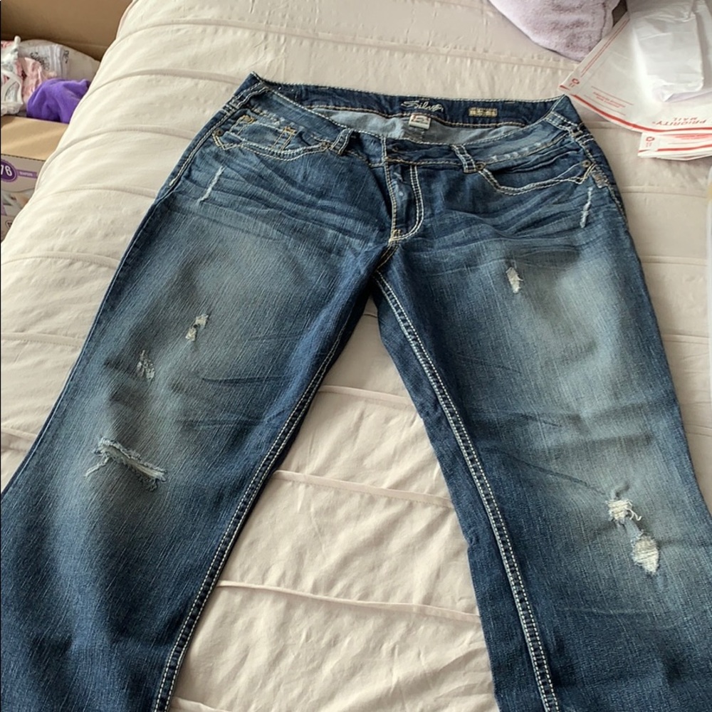 Silver Blue Jeans